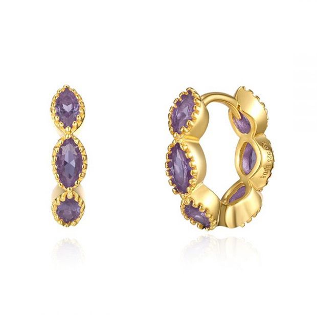 E1173 Gold Purple