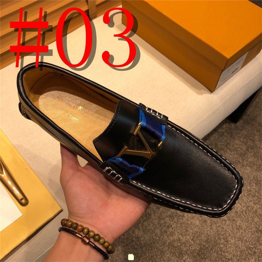 Formal Blue Lv Loafers Shoes