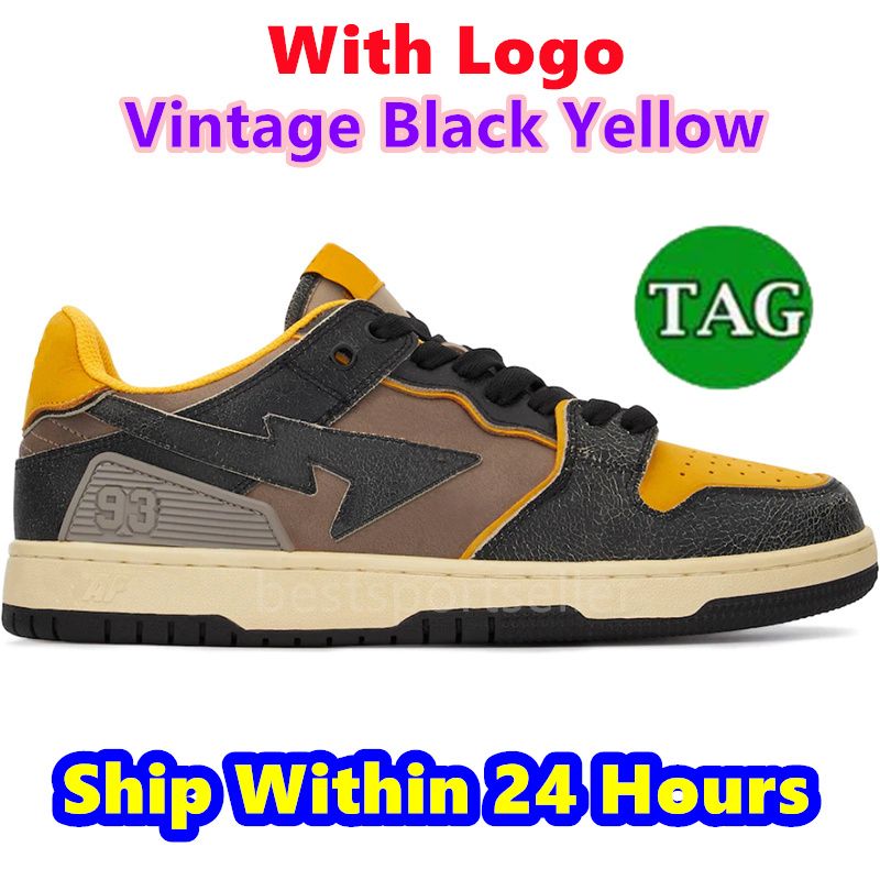 15 vintage noir jaune