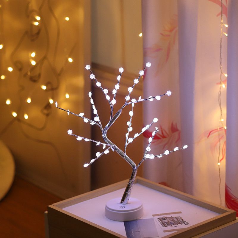 60 led snowflake white light