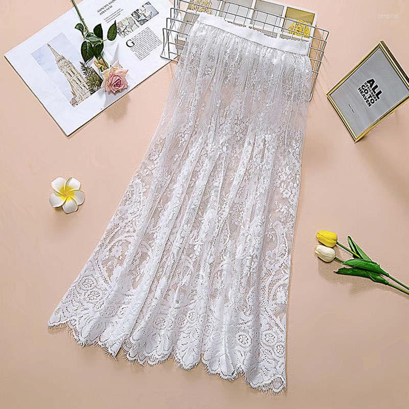 white 75cm skirts