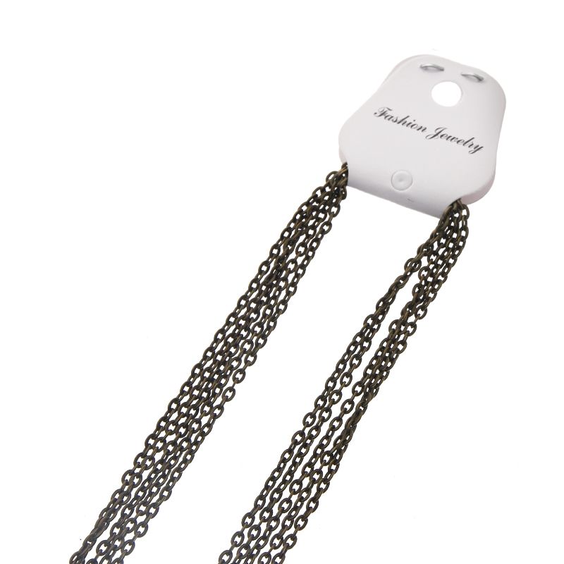 Catene 6 pz/lotto Collana a croce piatta Catena fai da te Ciondolo Link per donne Uomini Gioielli Regali Creazione_voghion.com