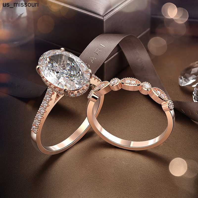 Rose Gold Rings Set