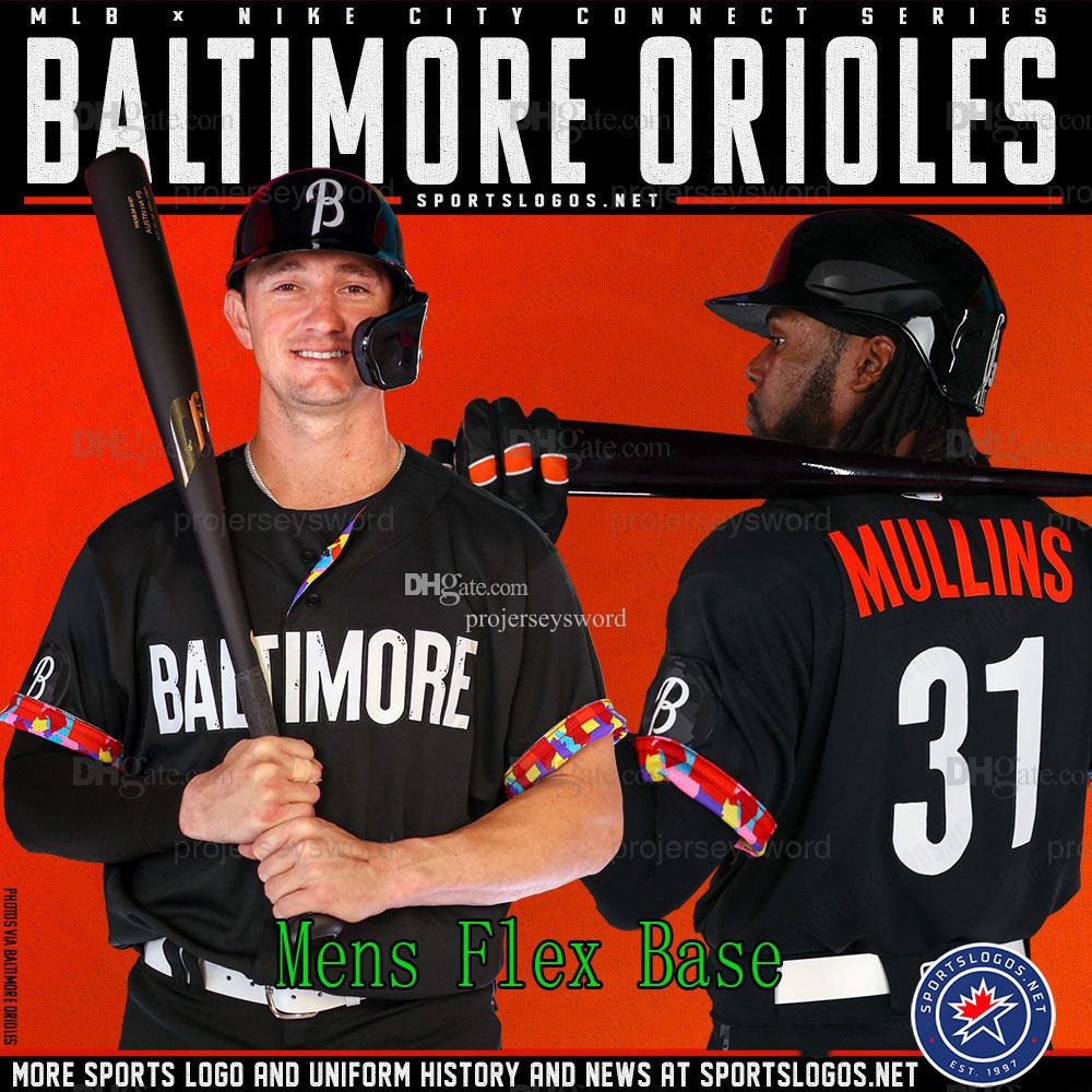 Baltimore Adley Rutschman Oriole 2023 City Connect Jersey Gunnar Henderson  Jorge Mateo Cedric Mullins Austin Hays Adam Frazier Felix Bautista Cal  Ripken Jr. Jersey De 16,9 €