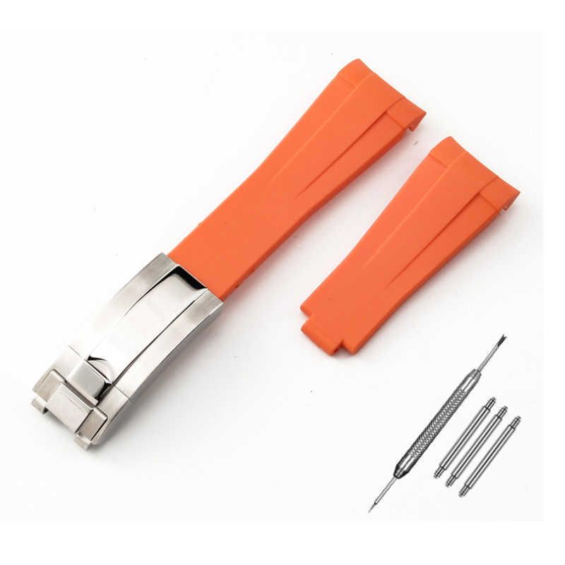 21mm -orange - stålspänne