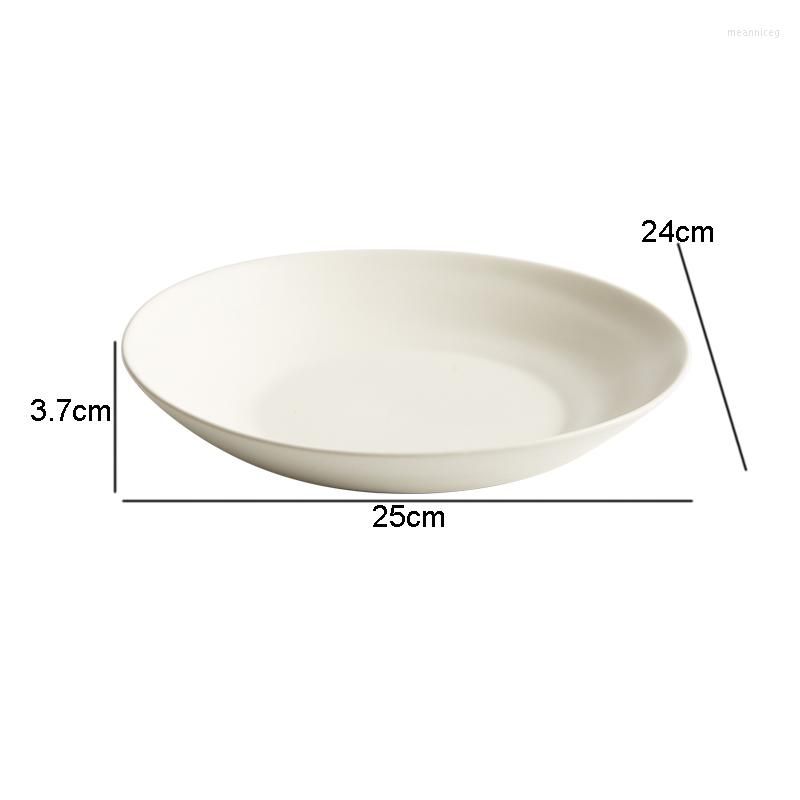 A dinner plate