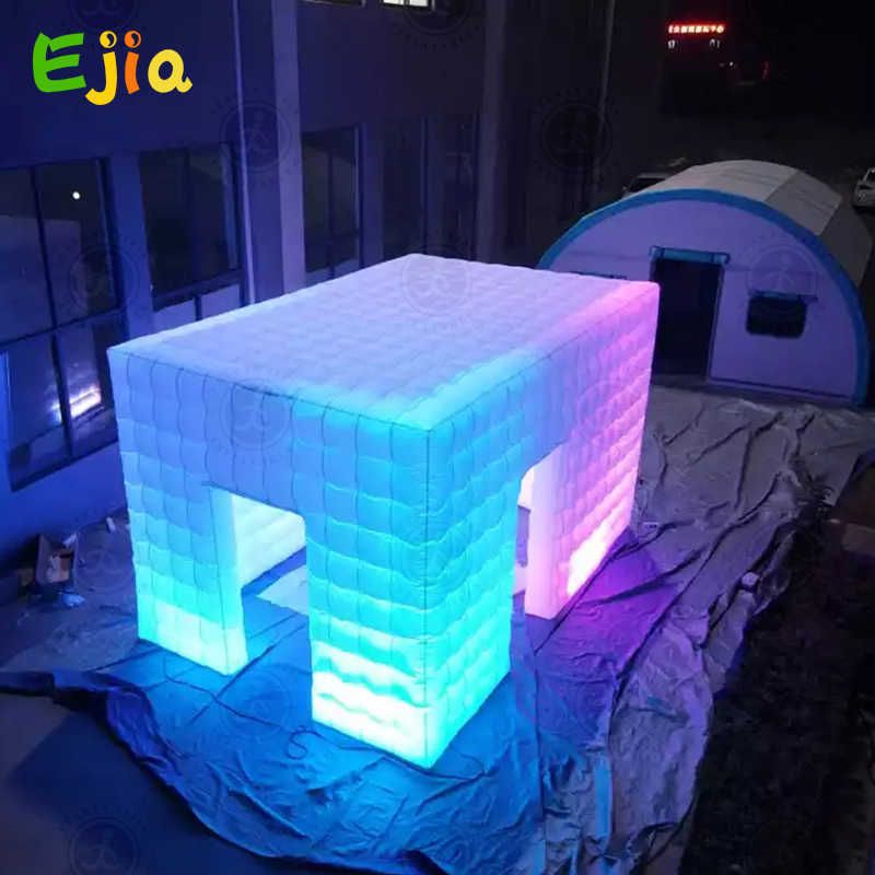 2 개의 도어 LED 조명 -5x5x3m-16x16ft