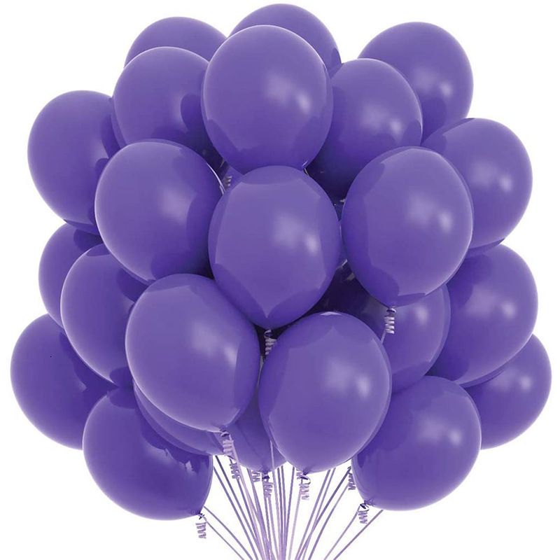 Purple-10inch-10pcs