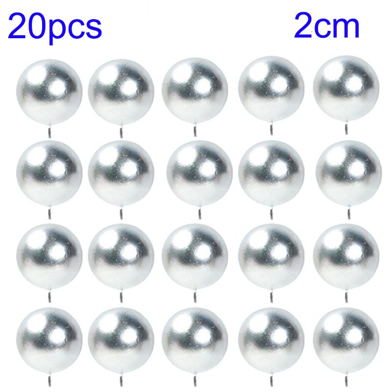 20pcs-silver-2cm