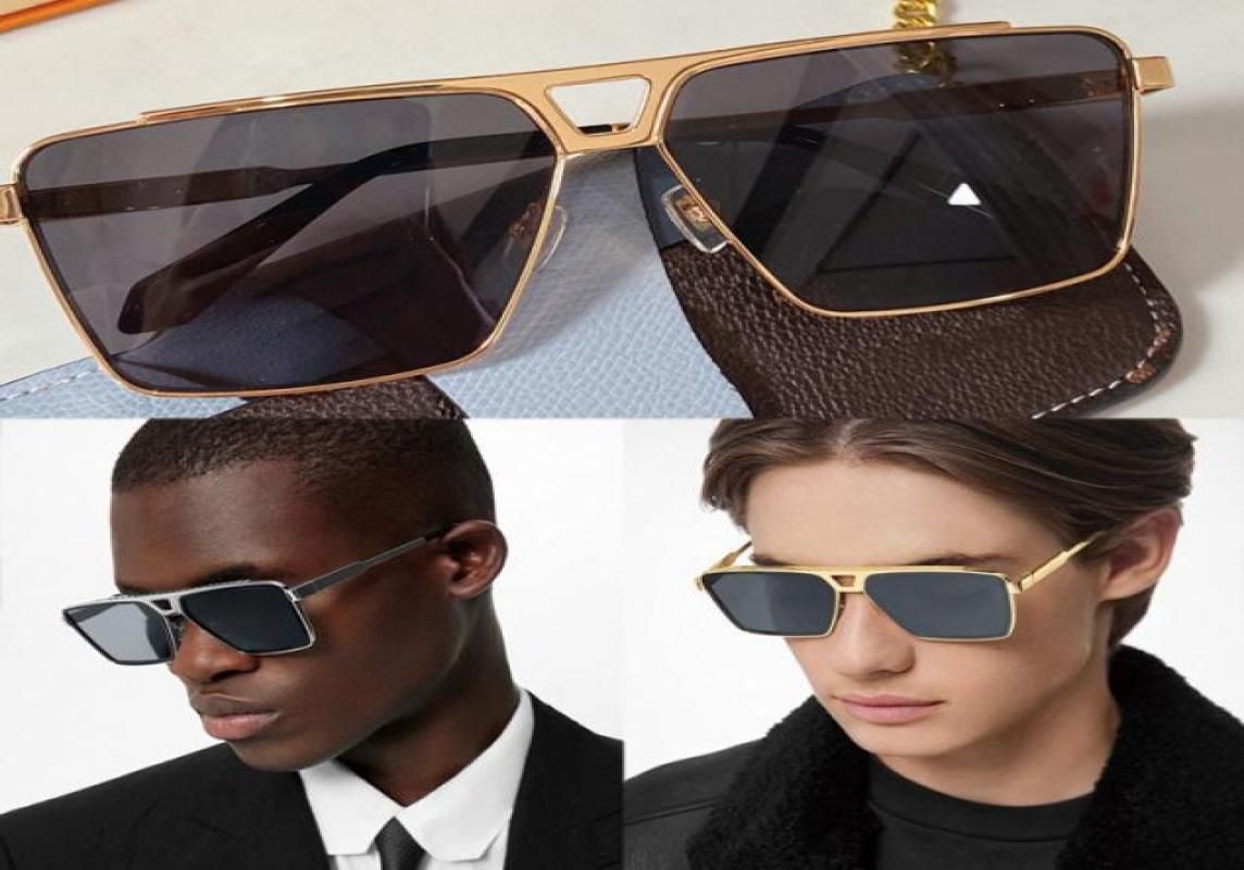 Shop Louis Vuitton 1.1 Evidence Metal Square Sunglasses (Z1584U