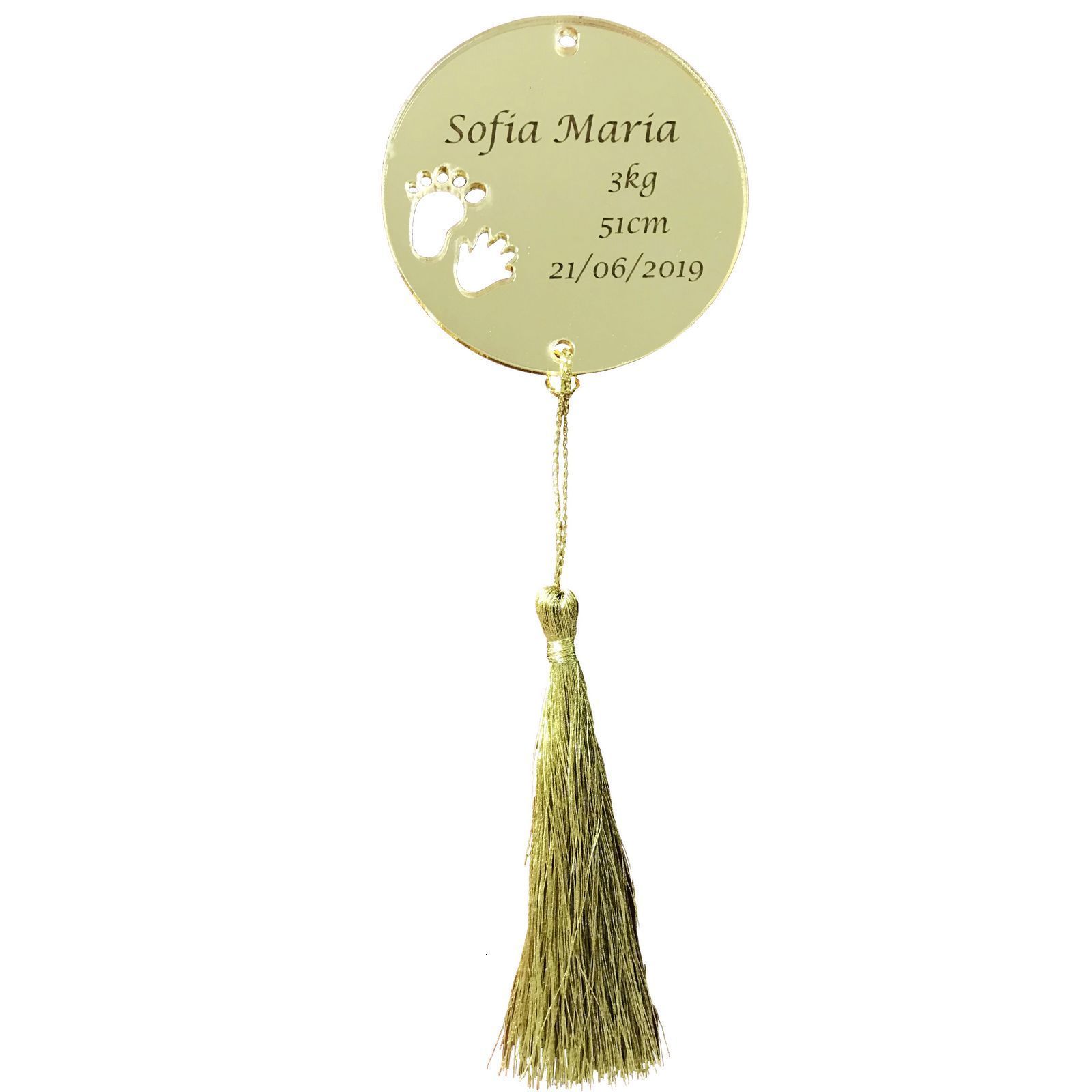 Gold and Gold Tassle-5cm