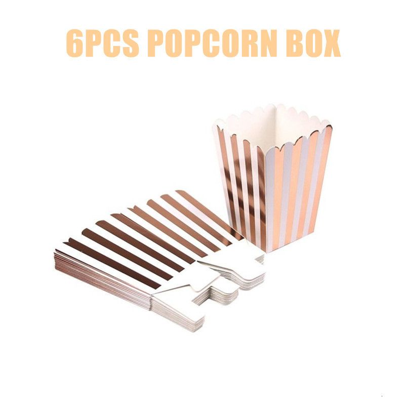 6 stks Popcorn Box