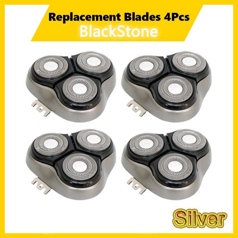 4pcs Silver Head