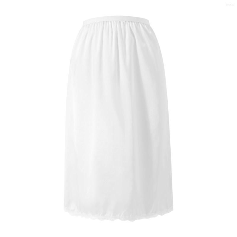 B Witte midi rok