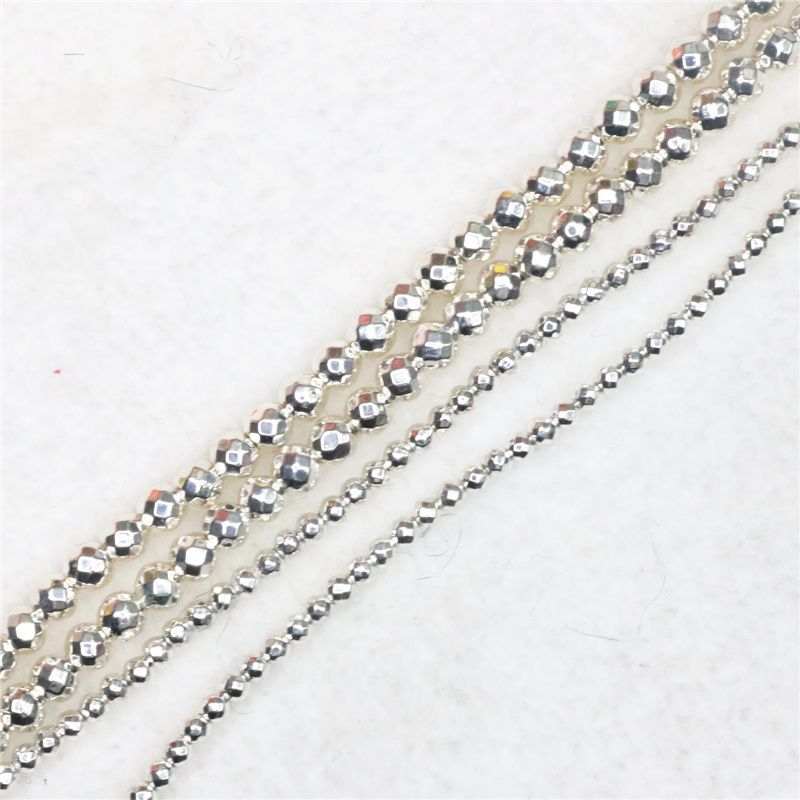 Argento 180pcs taglio 2mm