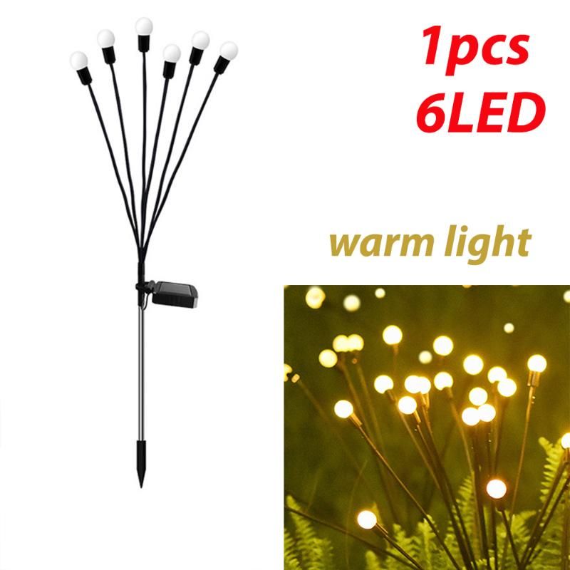 1PC 6LED Warm