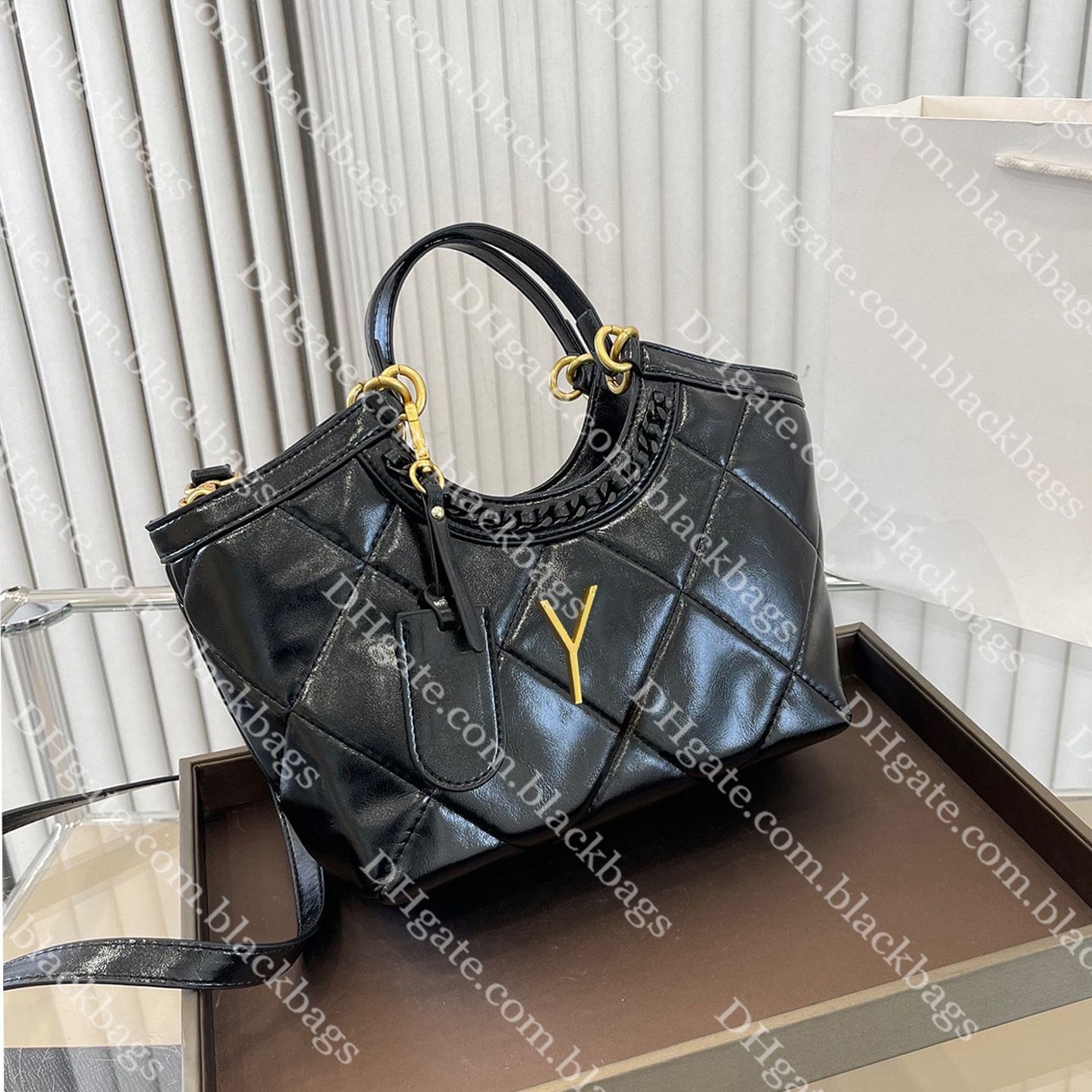 Large Gold Letter Cross Body Bag Designer Bag For Women Fashion Chain Shoulder  Bags Classic Black Womens Leather Handbag From Blackbags, $55.07