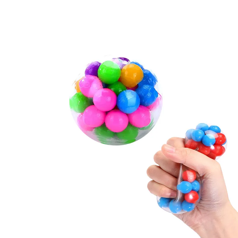 6 cm Rainbow Bead Ball 20pcs koraliki