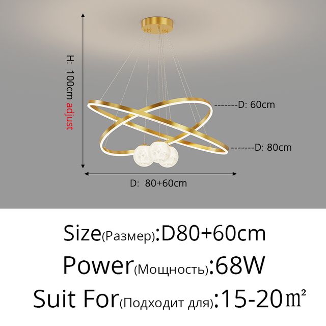 B D60 80cm goud