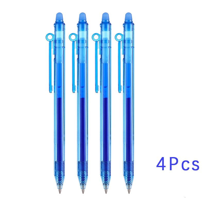 4pcs caneta azul f