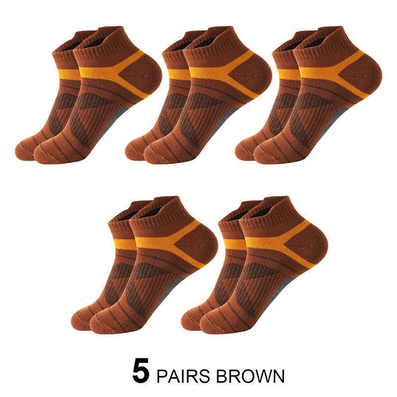 5 pairs of brown