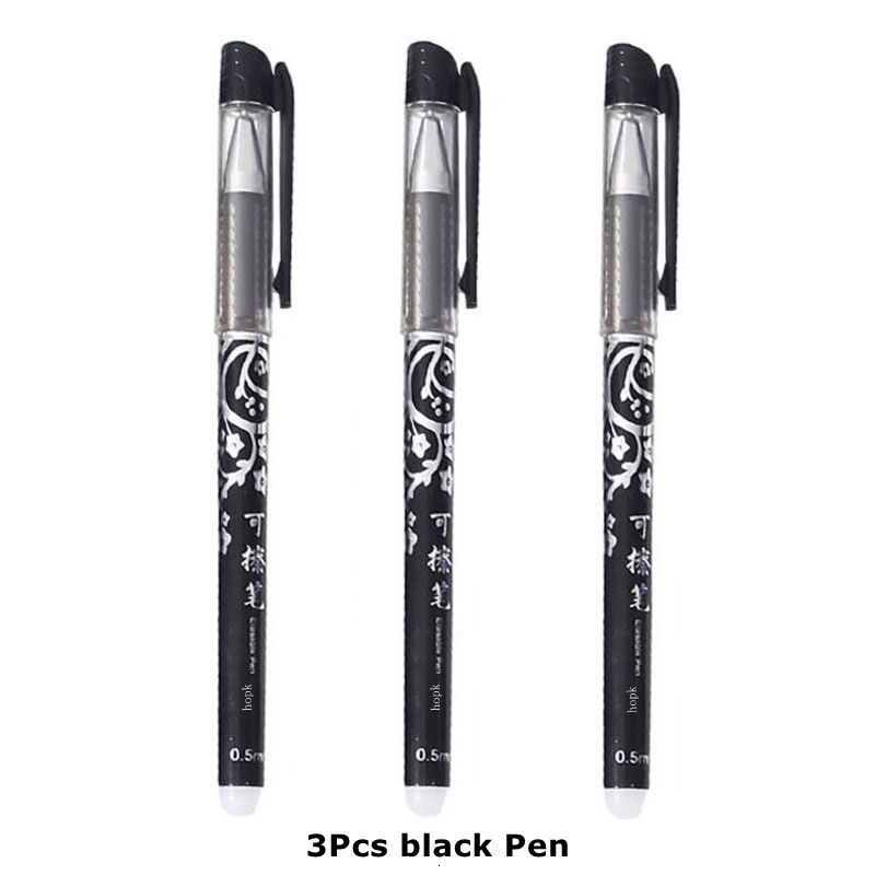 3pcs Black Pen a