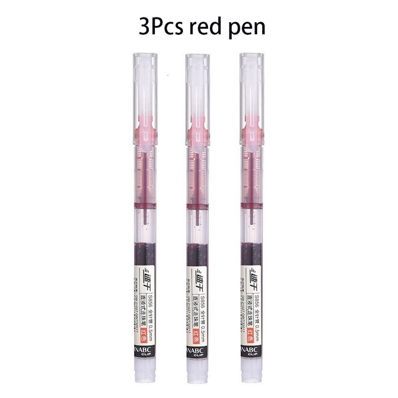 3pcs Red Pen