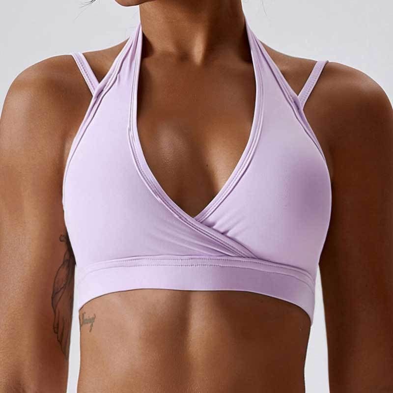 Purple Yoga Bra