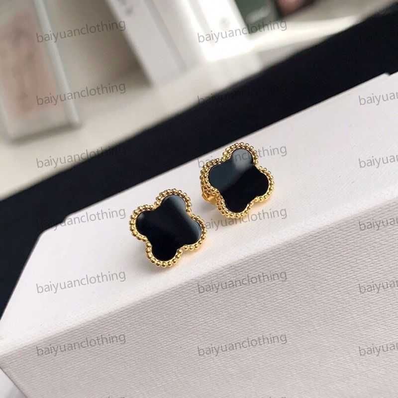 10 Earring/Gold+Black