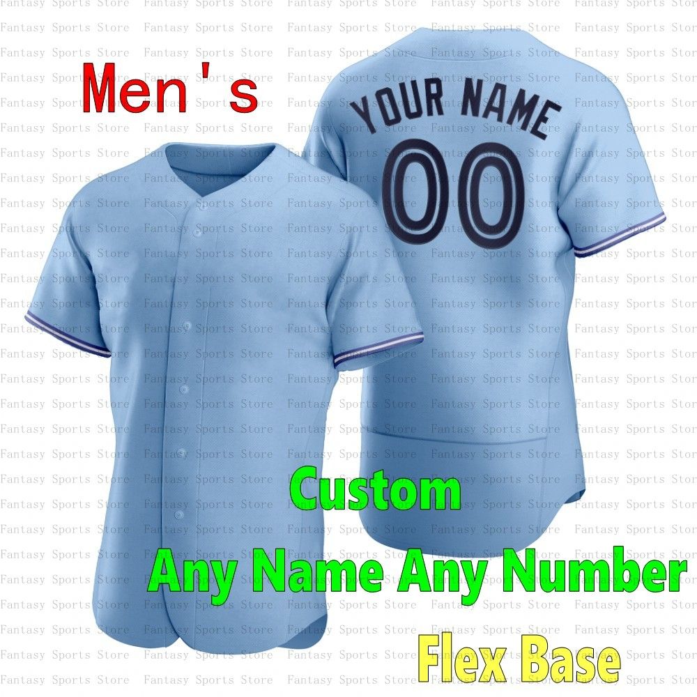 Men BabyBlue Jersey ,Flex