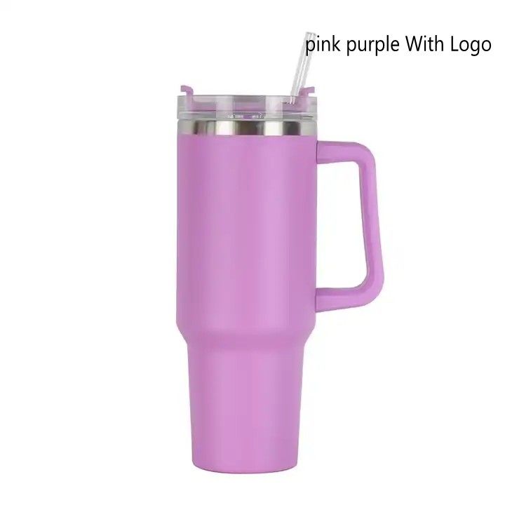 purple with logo