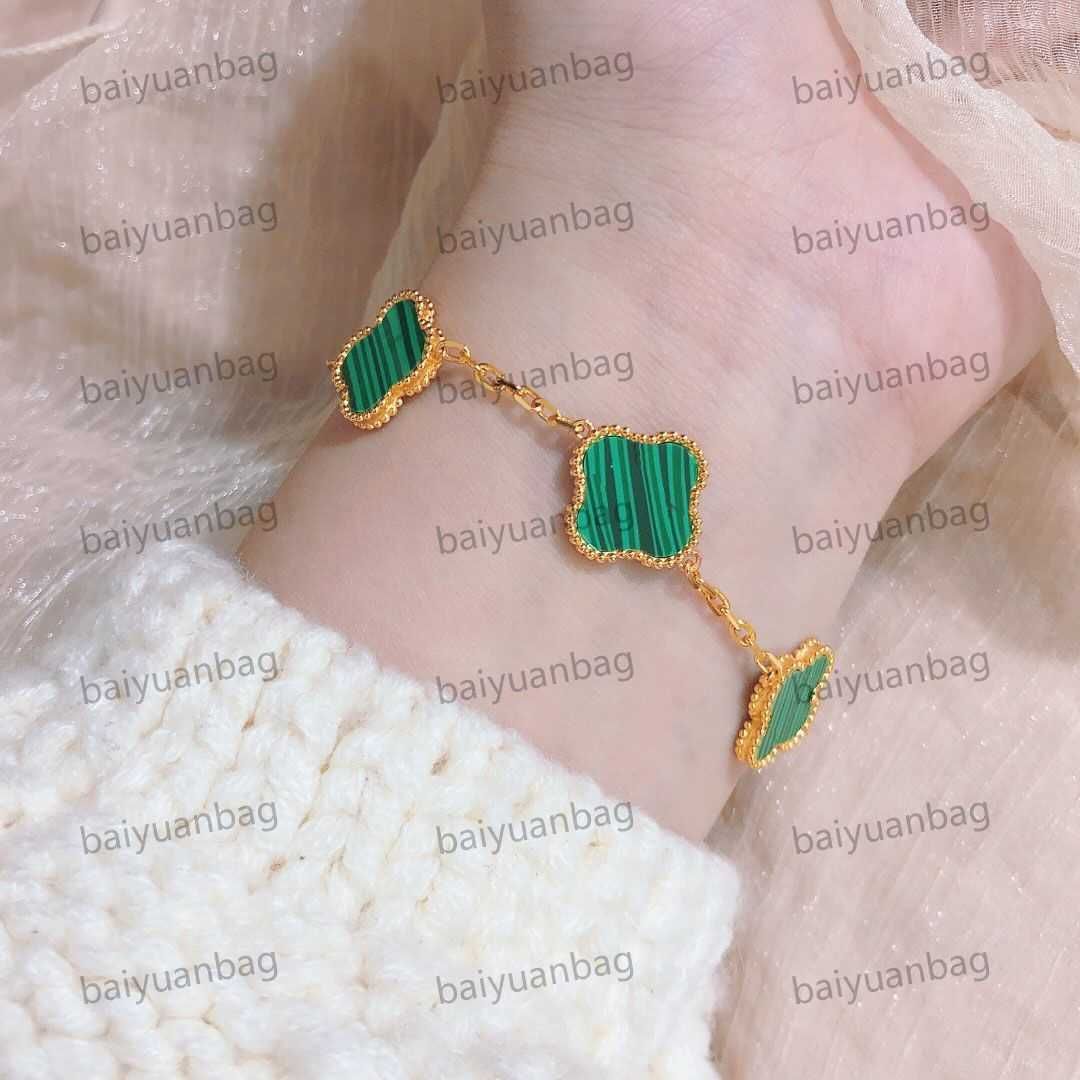 18 Bracelet/Gold+Green