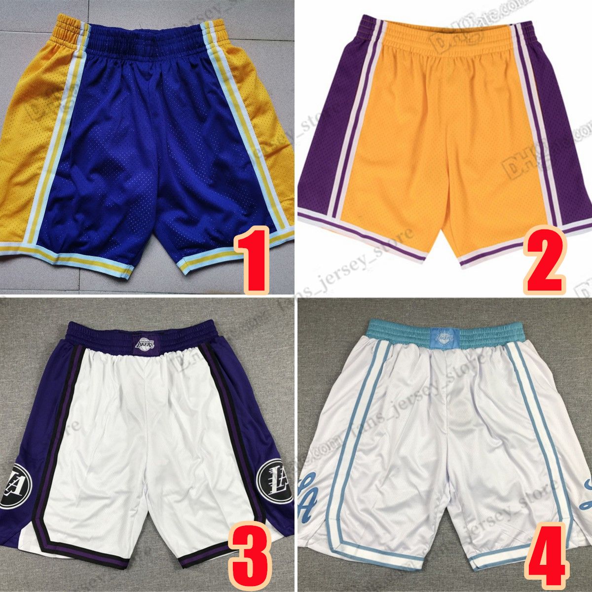 James Team Basketball Shorts JUST DON Stitched Mitchell Ness Anthony Austin  Reaves Davis Russell With Pocket Zipper Sweatpants Mesh Retro Sport PA NBAs  Jerseys From 15,53 €