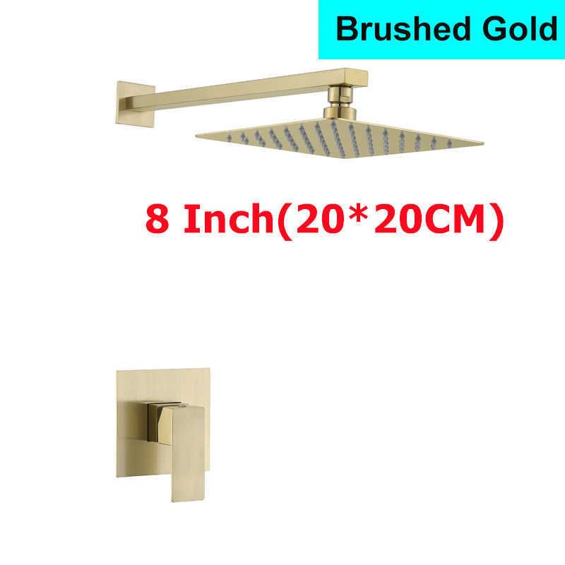 1 Way-8 Inch-Gold