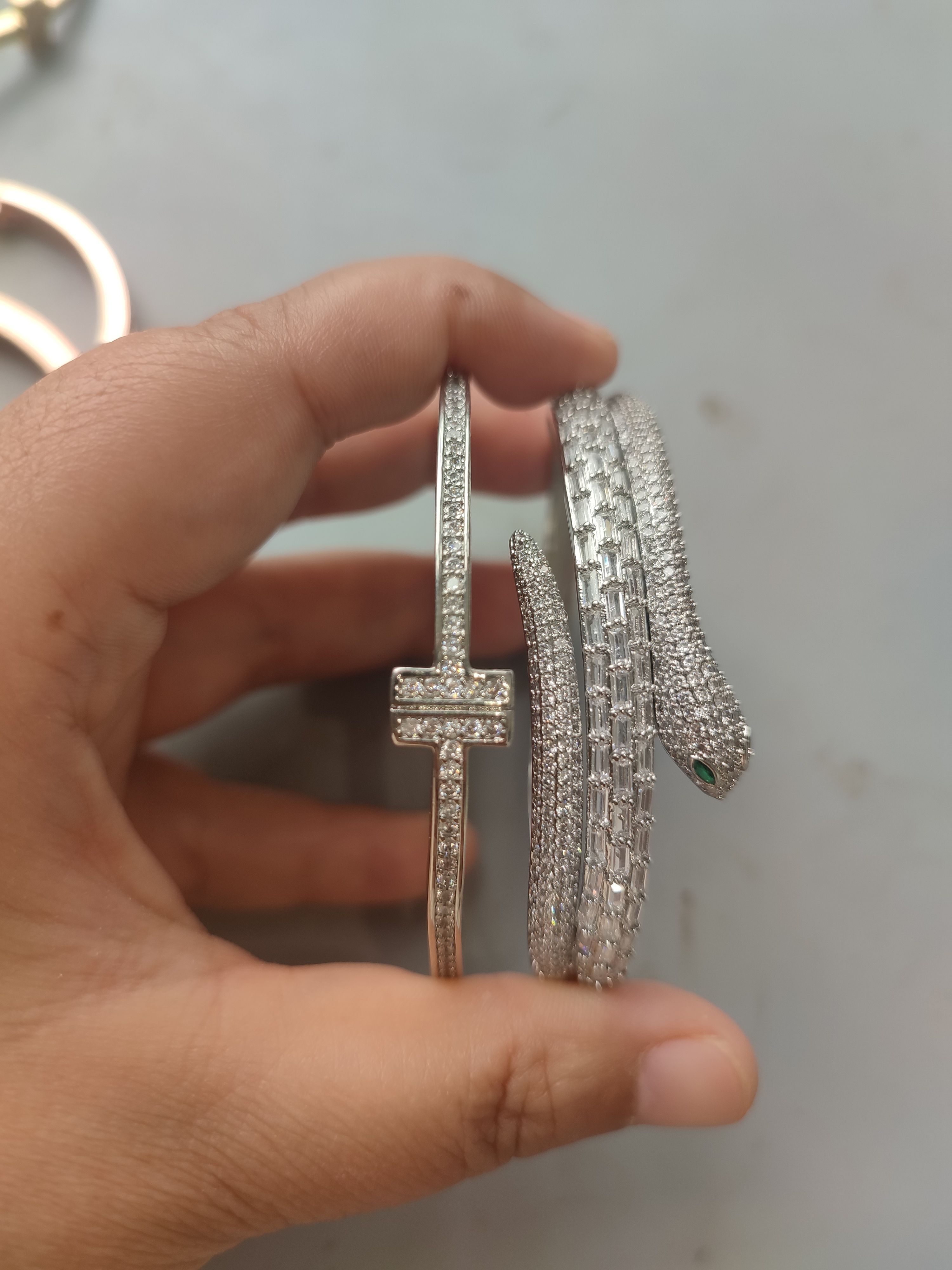Fake diamond shop bracelet mens