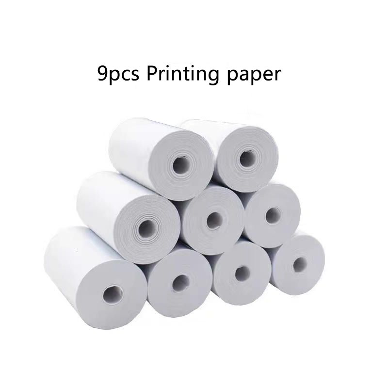 Papel de impressão 9pcs