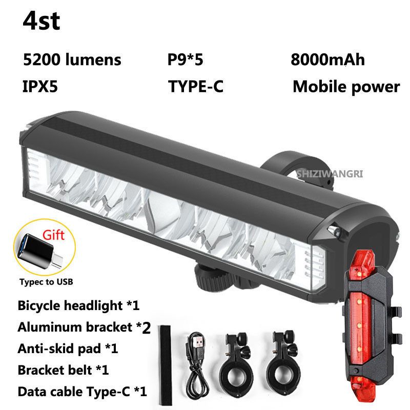 Options:5200lm-8000mah-rear