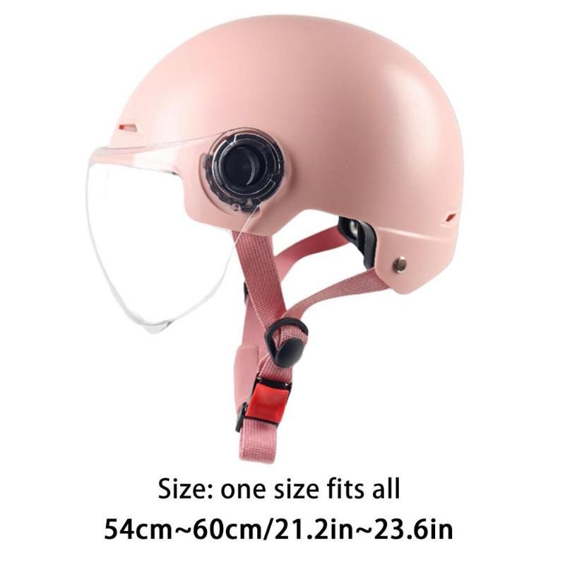 Pembe şeffaf lens