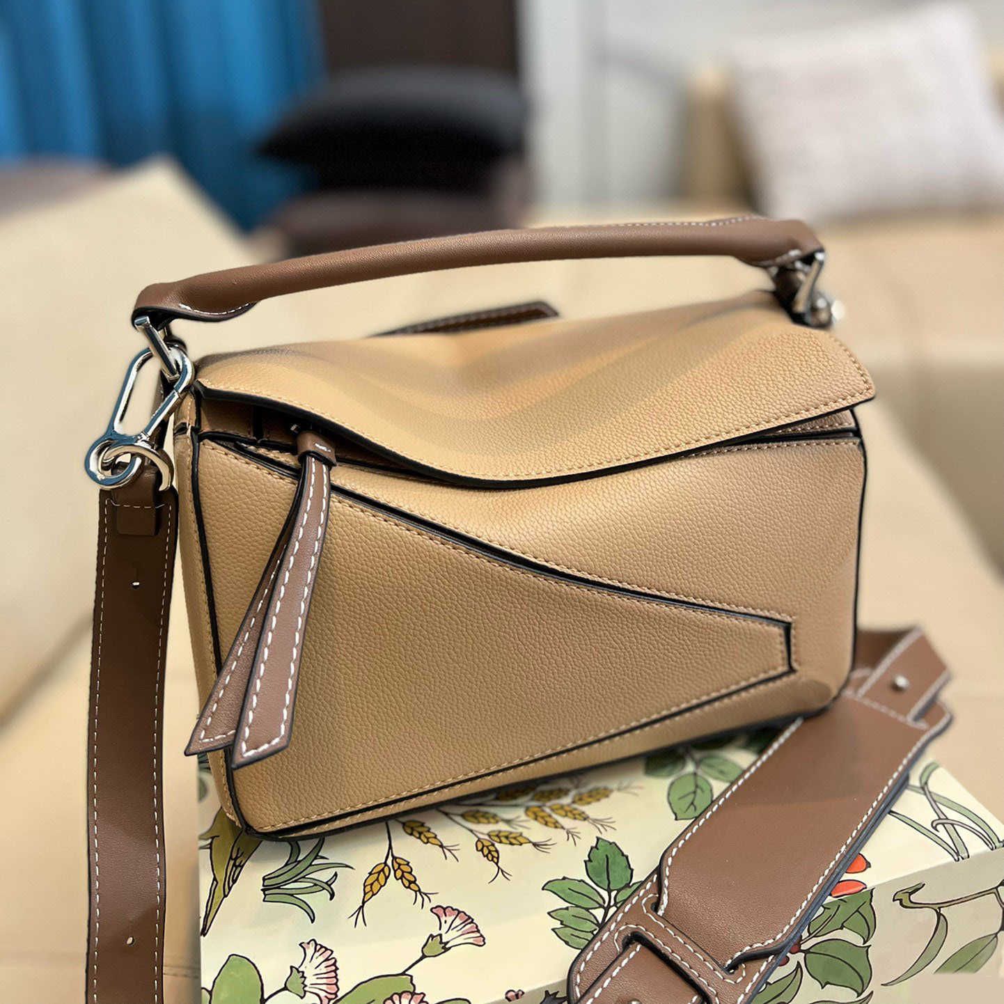 النمط 6-Khaki-24*15cm