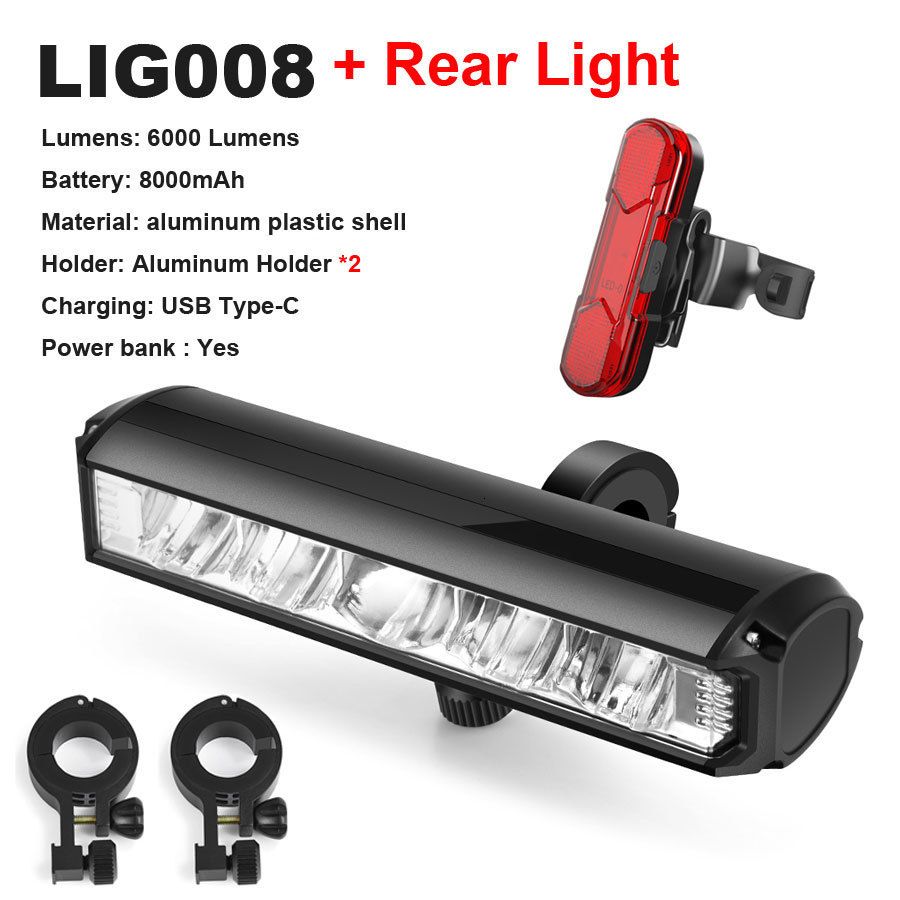 8000mah Rear Light