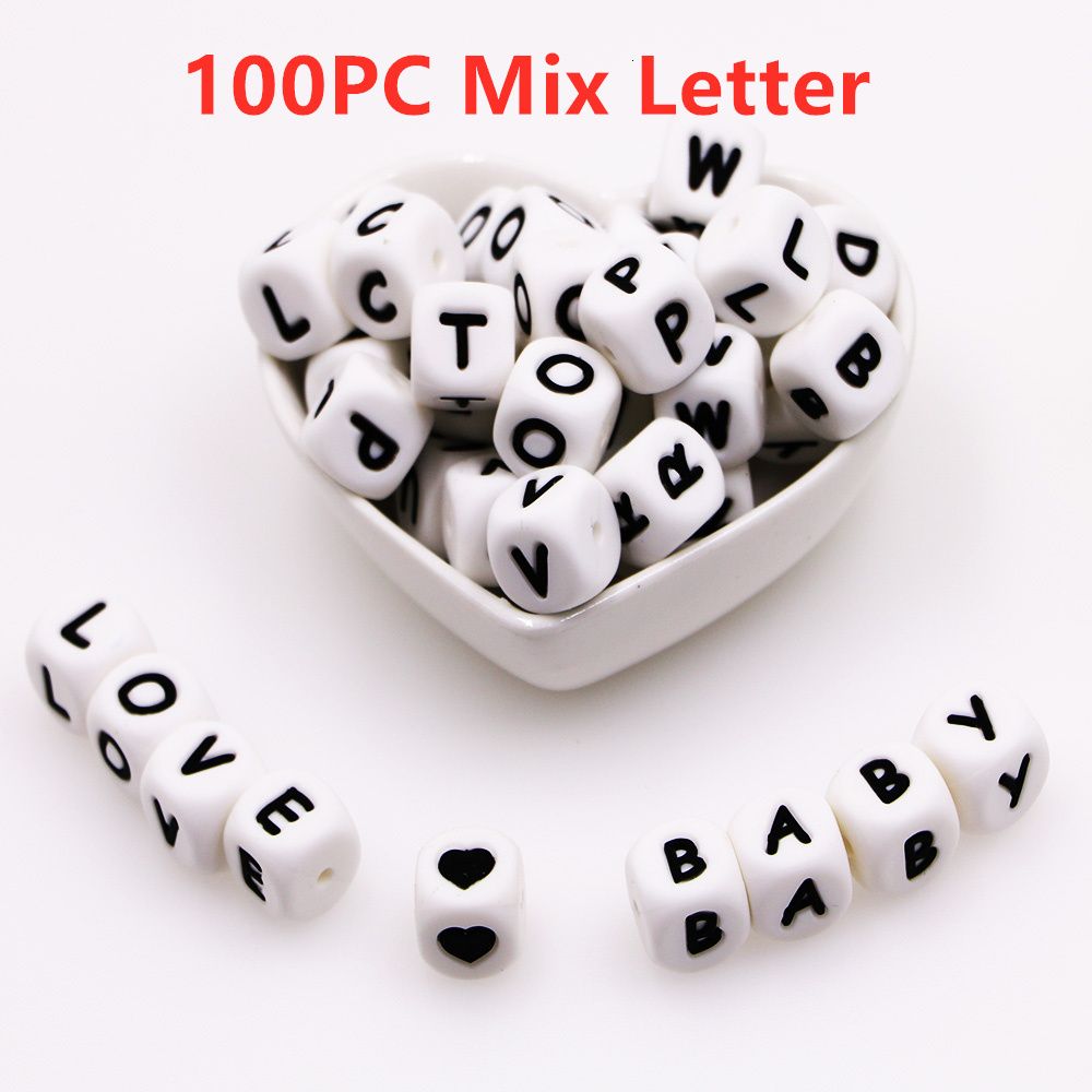 Lettre de mélange 100pcs