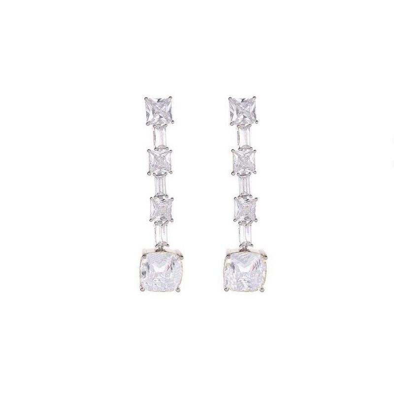 Earrings/White