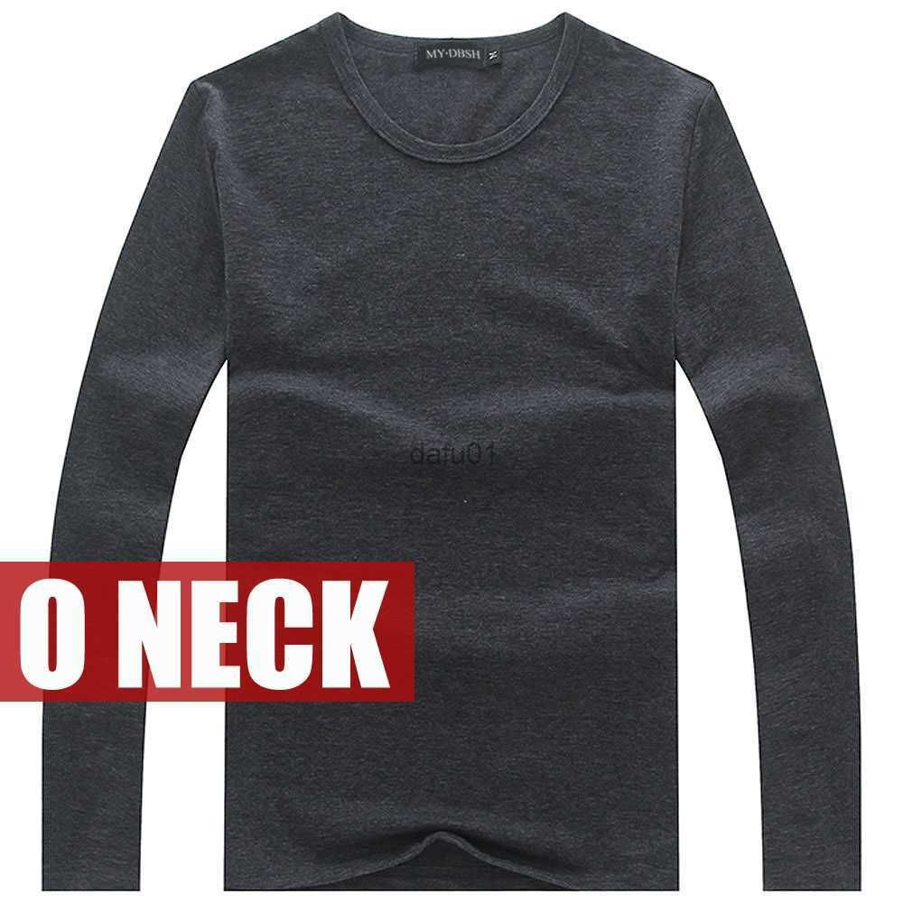 o neck dark gray