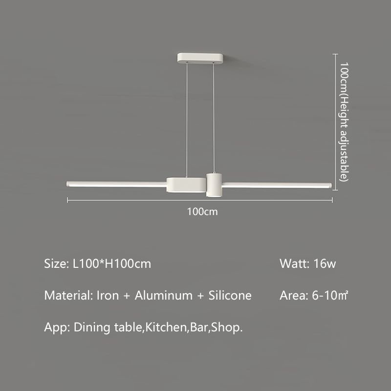 Remoto de 100 cm branco com Dimmable