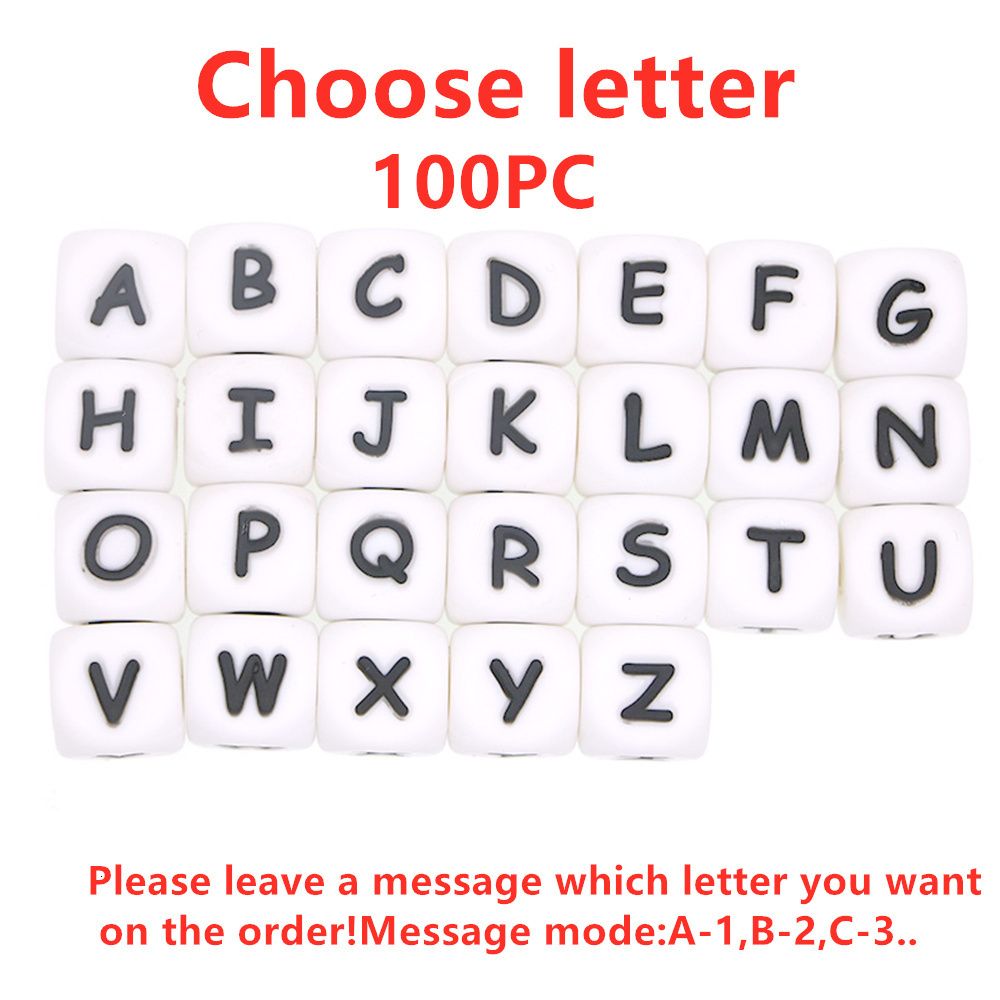 100pcs choisissent une lettre