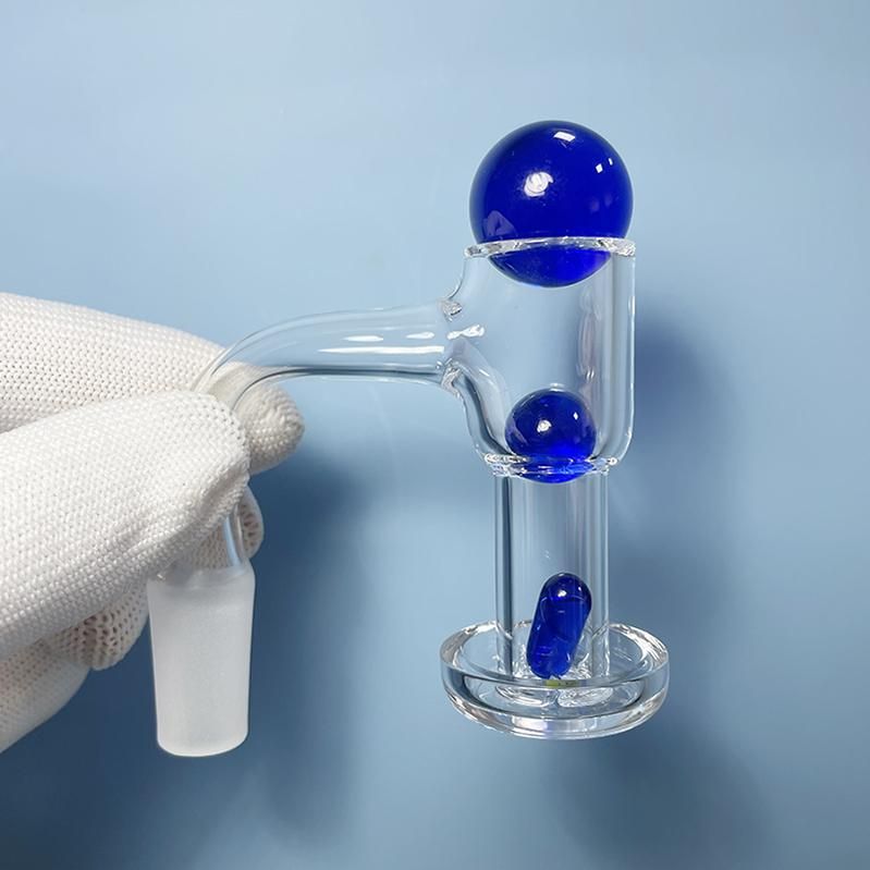 Macho de 14 mm + cuentas azules