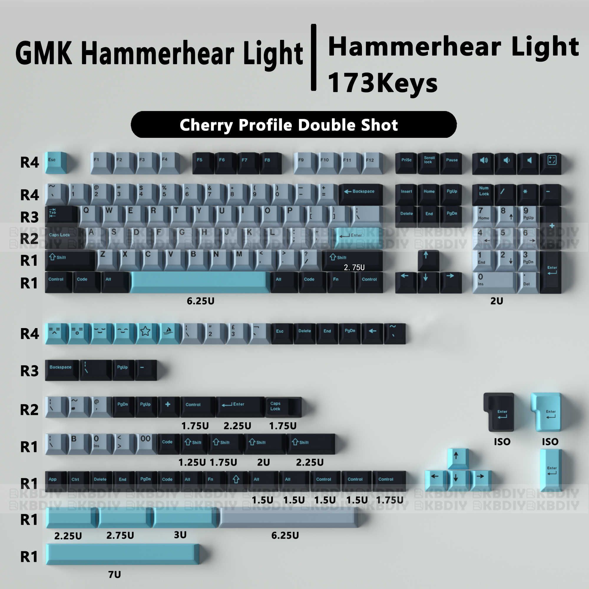 GMK Hammerhead-Light-GMKキーキャップ