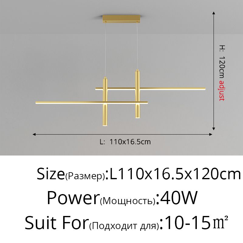 Oro 110 cm Bianco freddo Senza telecomando