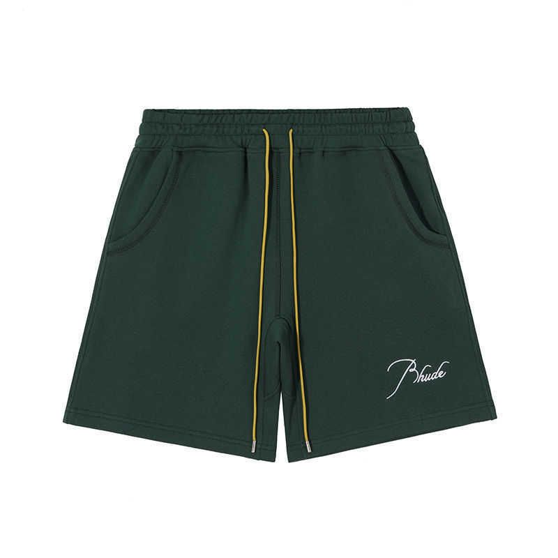 Rhude shorts mörkgrön