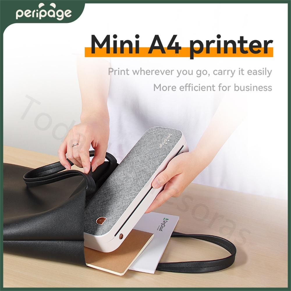 Imprimantes Peripage A40 Imprimante Portable A4 Mini Papier Thermique Sans  Encre Téléphone Sans Fil Bluetooth Imprimante Photo Document Déménagement  Outils De Bureau Du 95,18 €